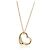 Pendente Cuore Aperto Elsa Peretti in Oro Giallo e Diamanti Tiffany & Co.