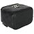 Mini Vanity Case Chanel en cuir Caviar matelassé noir avec chaîne Coco - vue 7