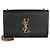 Borsa a catena Kate Medium Saint Laurent in pelle Grain De Poudre nera con monogramma a stelle Nero