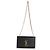 Borsa a catena Kate Medium Saint Laurent in pelle Grain De Poudre nera con monogramma a stelle Nero - vista 5