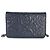 Portafoglio Chanel Blue Lambskin Camellia Studded Wallet on Chain - vista 2