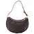 Borsa a tracolla Louis Vuitton Croissant MM Monogram in marrone M51512 Rosso