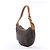 Borsa a tracolla Louis Vuitton Croissant MM Monogram in marrone M51512 Rosso - vista 2