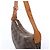 Borsa a tracolla Louis Vuitton Croissant MM Monogram in marrone M51512 Rosso - vista 5