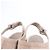 Trim Sandali Espadrilles Hermès in Camoscio con Zeppa in Beige SL221030Z, Taglia EU 37 - vista 16