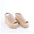 Trim Sandali Espadrilles Hermès in Camoscio con Zeppa in Beige SL221030Z, Taglia EU 37 - vista 2
