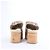 Trim Sandali Espadrilles Hermès in Camoscio con Zeppa in Beige SL221030Z, Taglia EU 37 - vista 8
