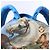 Zaino Louis Vuitton Palm Springs Masters Rubens Collection in Blu M43335 - vista 16