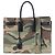 Saint Laurent Paris Sac de Jour Suede & Leather 2Way Handbag in Green 441571