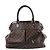 Borsa a tracolla Louis Vuitton Trevi GM Damier Ebene in marrone N51998 Rosso