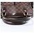 Borsa a tracolla Louis Vuitton Trevi GM Damier Ebene in marrone N51998 Rosso - vista 9