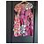 Manoush Kleid mit Tiger- und Herzprint Schwarz Pink Weiß Mehrfarben Golden Lila - Ansicht 7