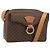 Céline CELINE Macadam Canvas Shoulder Bag PVC Leather Brown Gold