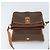 Céline CELINE Macadam Canvas Shoulder Bag PVC Leather Brown Gold - vista 18