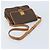 Céline CELINE Macadam Canvas Shoulder Bag PVC Leather Brown Gold - vista 7