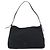 FENDI Mamma Baguette Shoulder Bag Jersey Black Silver - vista 3
