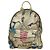 CHANEL Graphic Backpack Coated Canvas Gold CC - vista 2