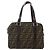 FENDI Zucca Canvas Hand Bag Black Brown - vista 2