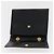 Céline CELINE Circle Hand Bag Leather Black Gold - vista 15