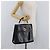 Céline CELINE Circle Hand Bag Leather Black Gold - vista 26