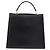 Céline CELINE Circle Hand Bag Leather Black Gold - vista 3