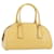 PRADA Handtasche Leder Gelbgold