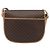 Céline CELINE Macadam Canvas Shoulder Bag PVC Leather Brown Gold - vista 3