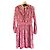 The Kooples Langes Kleid mit Blumenprint Pink Mehrfarben