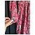 The Kooples Langes Kleid mit Blumenprint Pink Mehrfarben - Ansicht 3