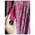 The Kooples Langes Kleid mit Blumenprint Pink Mehrfarben - Ansicht 6