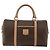 Céline CELINE Macadam Canvas Hand Bag PVC Leather Brown Gold - vista 13
