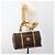 Céline CELINE Macadam Canvas Hand Bag PVC Leather Brown Gold - vista 21
