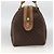 Céline CELINE Macadam Canvas Hand Bag PVC Leather Brown Gold - vista 3