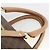 Céline CELINE Macadam Canvas Hand Bag PVC Leather Brown Gold - vista 8