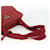 PRADA Tote Bag Nylon Red Silver - vista 7