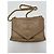CHANEL Chain Shoulder Bag Lamb Skin Beige Gold CC - vista 23
