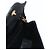 CHANEL Matelasse Chain Shoulder Bag Satin Black Gold CC - vista 21