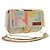 FENDI Zucca Canvas Micro Bucket Charm Multicolor Gold