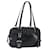 PRADA Hand Bag Nylon Black Silver