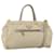 PRADA Hand Bag Nylon 2way Beige Gold
