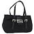 FENDI Mamma Baguette Hand Bag Nylon Black Silver