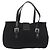 FENDI Mamma Baguette Hand Bag Nylon Black Silver - vista 2