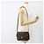 Céline CELINE Sac à épaule en toile Macadam PVC Cuir Marron Or - vue 24