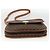 Céline CELINE Sac à épaule en toile Macadam PVC Cuir Marron Or - vue 5