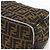 FENDI Zucca Canvas Hand Bag Brown Black - vista 14