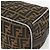 FENDI Zucca Canvas Hand Bag Brown Black - vista 16