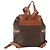Céline CELINE Macadam Canvas Backpack PVC Leather Brown Gold - vista 2
