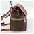 Céline CELINE Macadam Canvas Backpack PVC Leather Brown Gold - vista 3