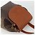Céline CELINE Macadam Canvas Backpack PVC Leather Brown Gold - vista 6
