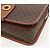 Céline CELINE Macadam Canvas Circle Shoulder Bag PVC Leather Brown Gold - vista 14